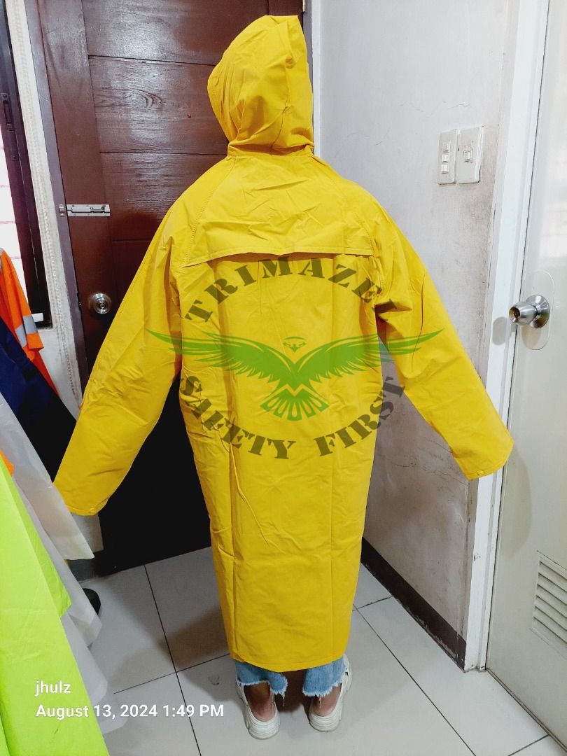 RAIN COAT (Category: Construction Tools & Equipment) located in Pasig City. Submitted by _mharga811 (Listing ID 1393092054, Image 1). Description: ✅ Guaranteed lowest price ✅ Quality products ✅ Big discount for bulk orders ✅ 100% LEGIT TRUSTED SUPPLIER! ✅ With Complete Legal Documents ✅ BIR Registered We Supply All Kinds Of PPE Supplies, Raincoat, Hard Hat, Cooler Box, Plastic Trash Bin, Road Barriers, Kayak Boats, Crystal Kayak, Traffic Cone, T-