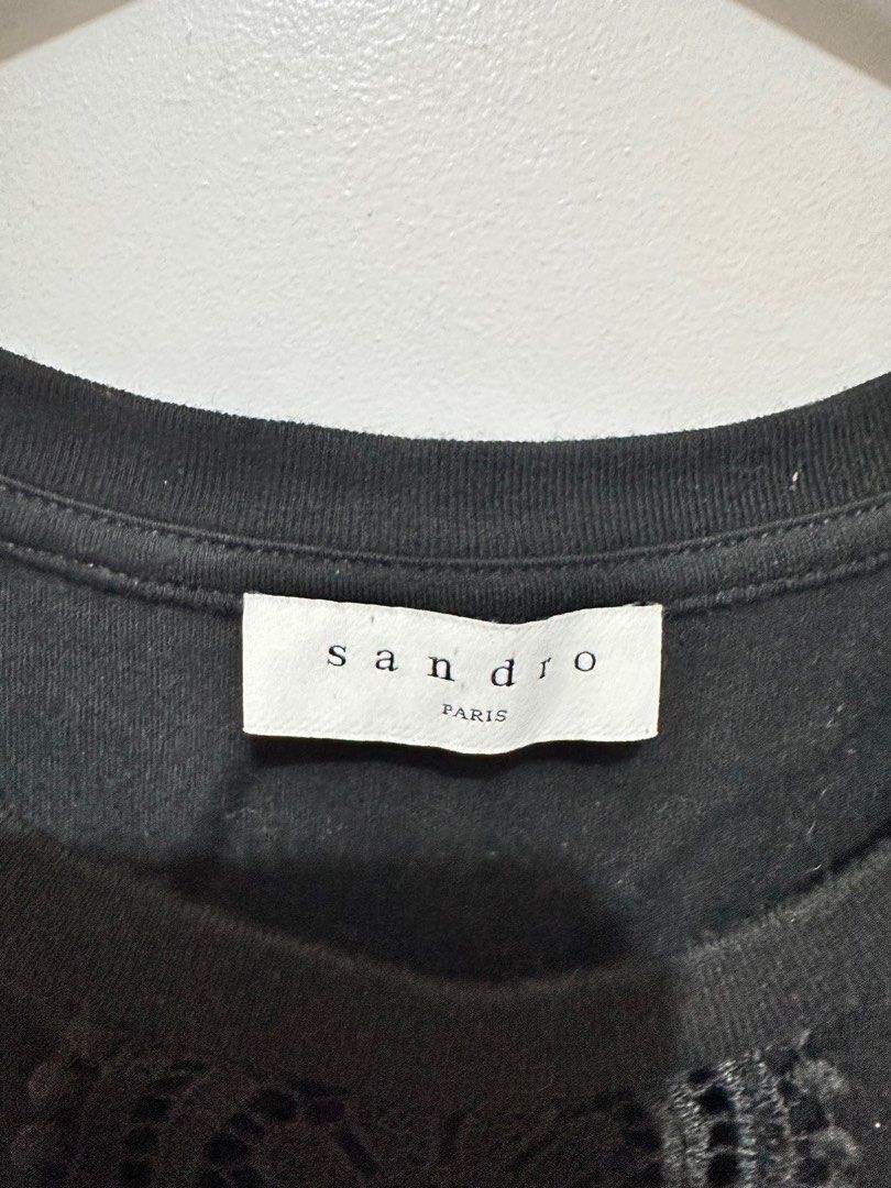 Sandro Blouse (Category: Blouses) located in Puerto Princesa. Submitted by rorysroomdeclutter (Listing ID 1393133990, Image 3). Description: Sandro Amara Sunburst Sheer Top Black color Best fits size S to M Color rate 8/10 Price is negotiable With discount/bundle pricing for multiple items Dm for more info.