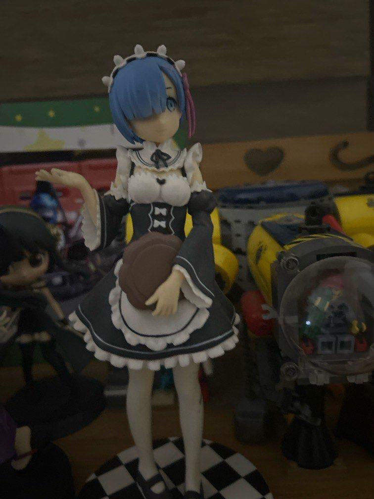 Selling rem figure getting other for free (Category: Figurines & Statues) located in Manila. Submitted by jameshhq (Listing ID 1393194033, Image 1). Description: These two figures was kept in good condition and was stored for quite a while no nothing but cleaned. I need money so I’m selling them..