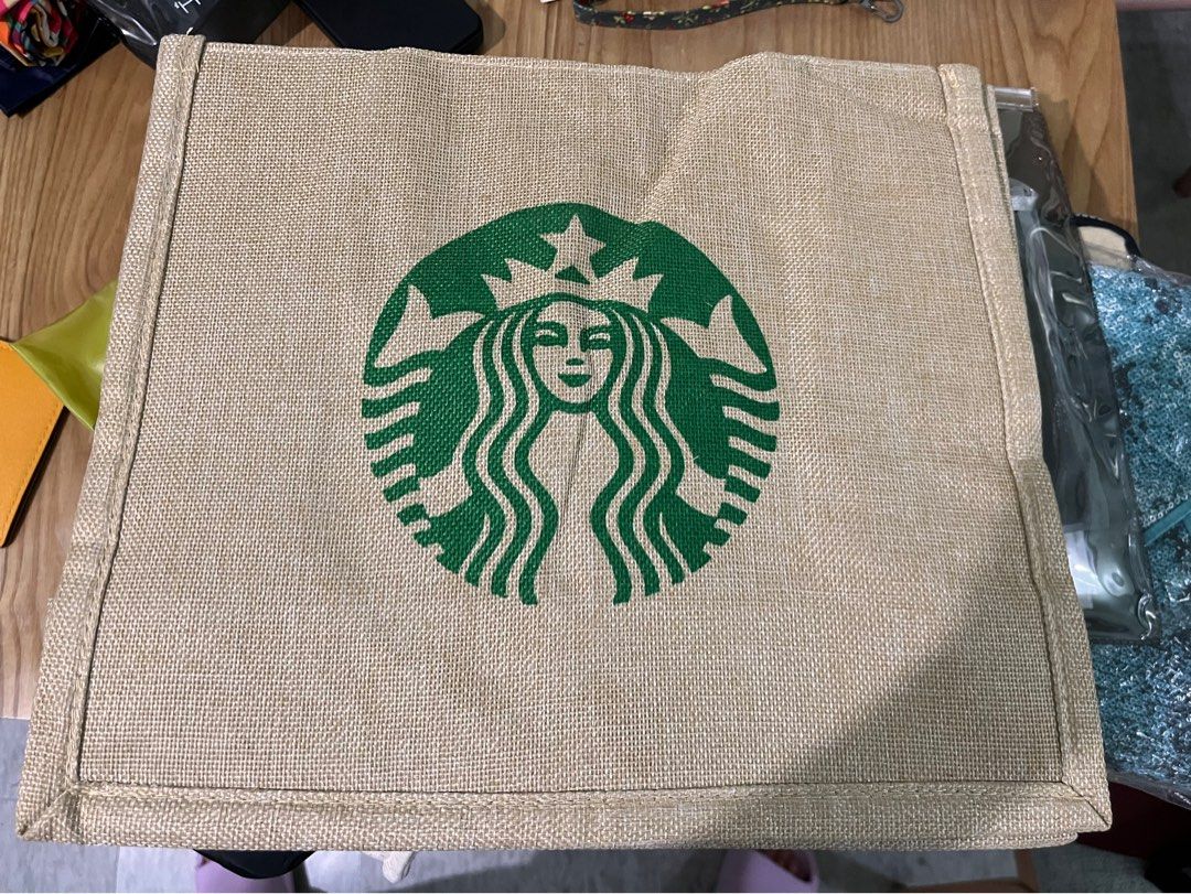 Starbucks Tote (Category: Tote Bags) located in Manila. Submitted by decluttify (Listing ID 1393161186, Image 3). Description: Starbucks Tote Can be used for the market Reusable tote bag.