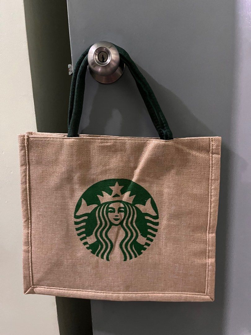 Starbucks Tote (Category: Tote Bags) located in Manila. Submitted by decluttify (Listing ID 1393161186, Image 1). Description: Starbucks Tote Can be used for the market Reusable tote bag.