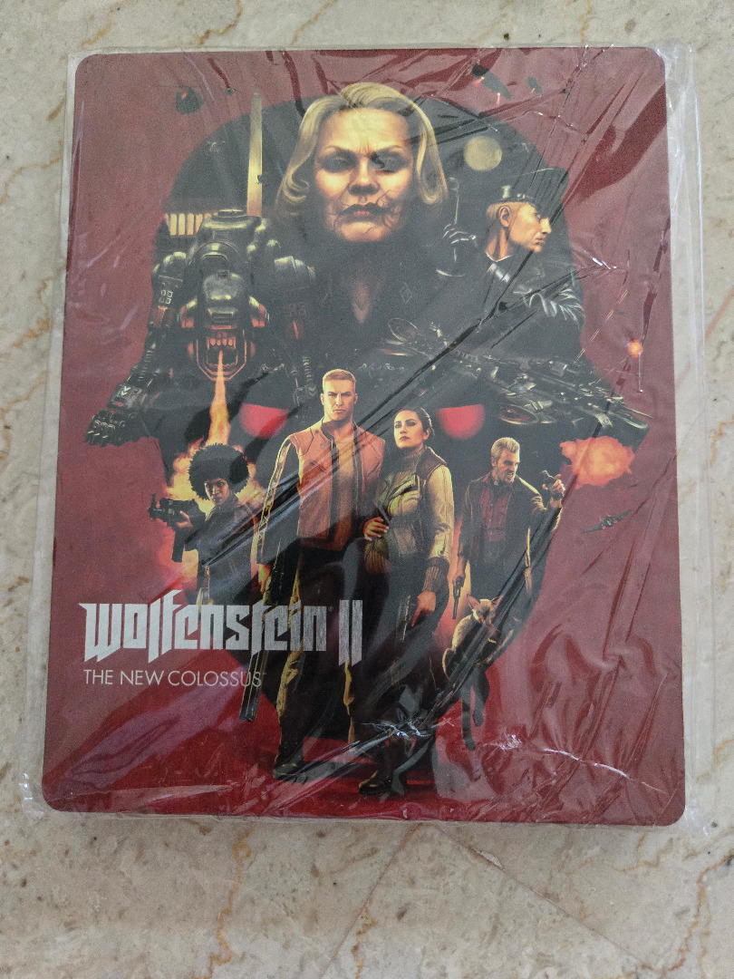 Wolfenstein II steelbook Only Neuf New