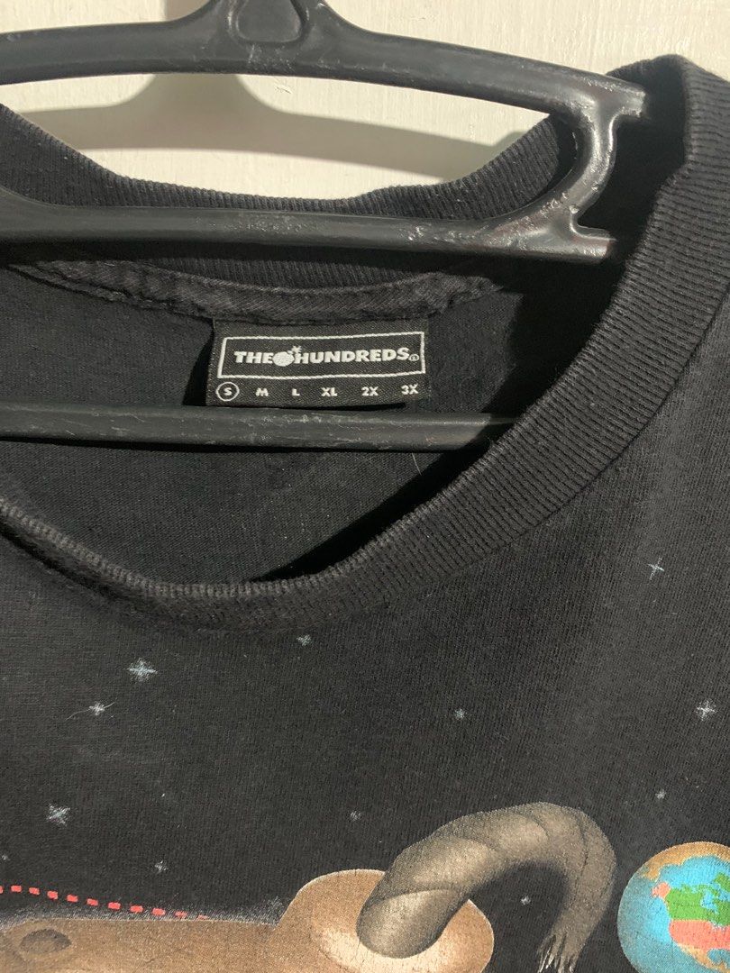 The Hundreds T-Shirt (Category: Tshirts & Polo Shirts ) located in Cavite. Submitted by pstuffs_ (Listing ID 1393236272, Image 3). Description: check slides for details 18x26 9/10 color may vary due to lighting.