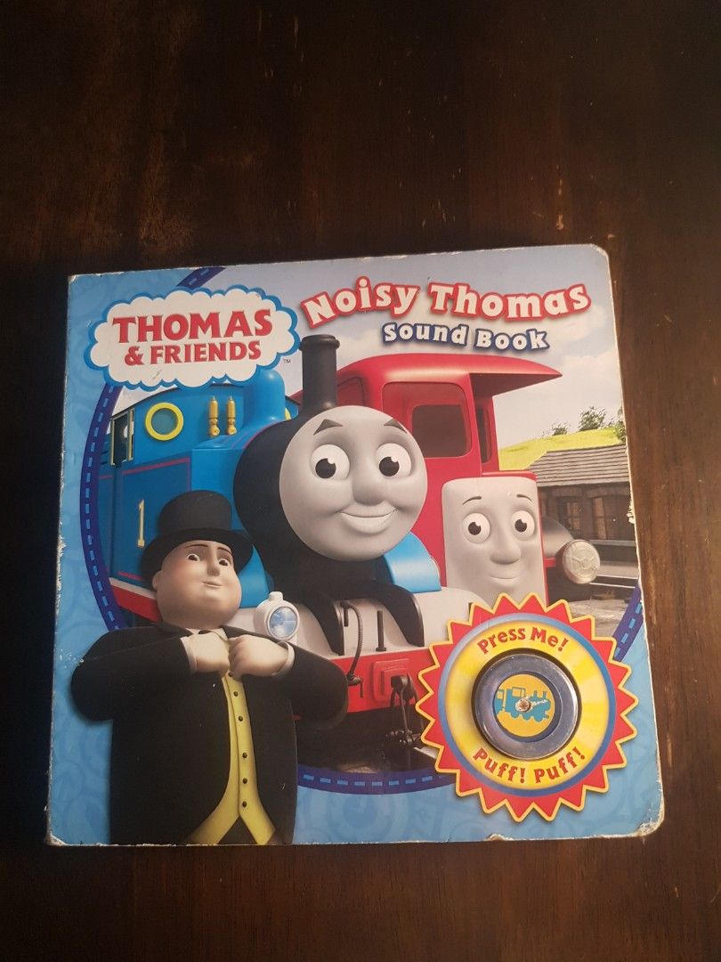 Thomas & Friends Noisy Thomas Sound Book (Category: Children's Books) located in Mandaluyong City. Submitted by kakeraage (Listing ID 1393166724, Image 1). Description: hardbound, no batteries included as is. Shipping: Grab/Lalamove Payment: GCash.
