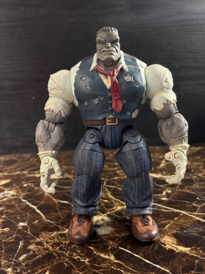 Toy Biz Hulk Classics Marvel Legends - Joe Fixit (Category: Figurines & Statues) located in Quezon City. Submitted by figscustom (Listing ID 1393186103, Image 1). Description: 5/10 Condition Joints are Fairly Tight Head joint Is loose Some parts are repainted (but can be cleaned) Missing Thumbs (see in the Pictures) Manage Your Expectations Shipping fee will be handled by buyer Shipping (J&T or lalamove) Manila Area.