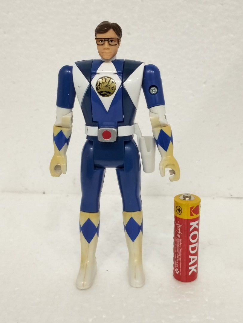 Vintage Bandai Mighty Morphin Power Rangers Auto-Morphin Blue Ranger ...