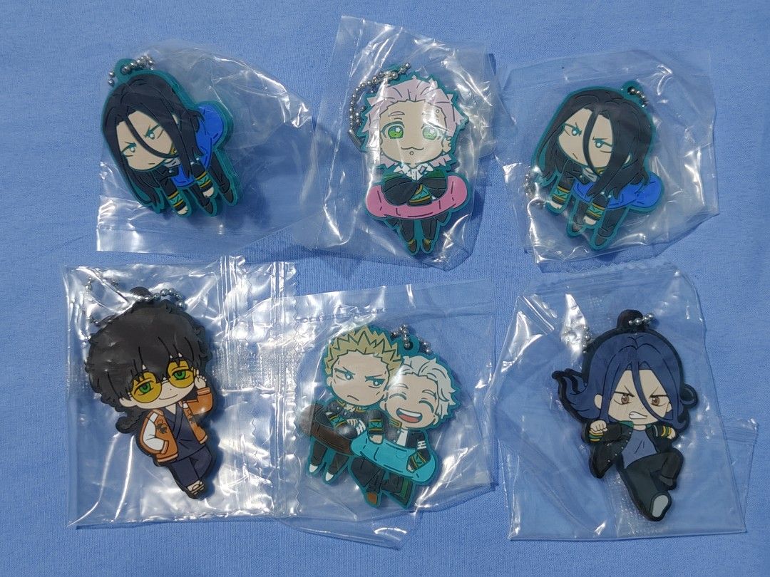 Windbreaker Acrylic Stand and Rubber Keychain (Category: Character Goods) located in Quezon. Submitted by boxnigojo (Listing ID 1393083782, Image 1). Description: Rubber straps - 80 each ❌Togame Umemiya Acrylic Stand - 150.