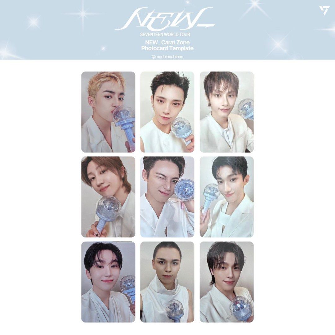 WTS] Seventeen World Tour NEW_ Carat Zone Photocard, Hobbies