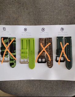 🙋🙋大特價$200三條🙋🙋閒置品,手表皮帶strap ,牛皮帶,膠帶,尼龍帶 ....64217127922946110