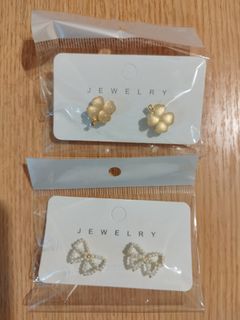 全新韓式耳環2對64221546589827110