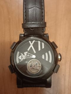 黑色皮革錶帶手錶64216901898755110