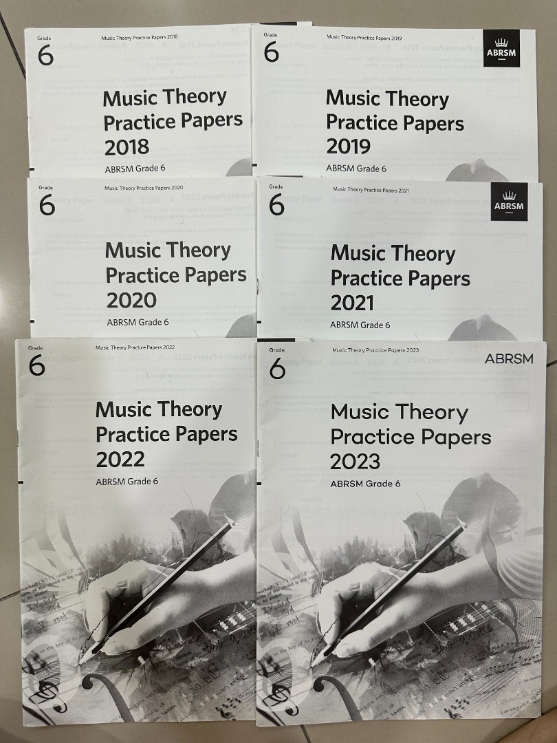 ABRSM Music Theory Practice Past Year Papers Grade 6 2018 2019 2020 ...