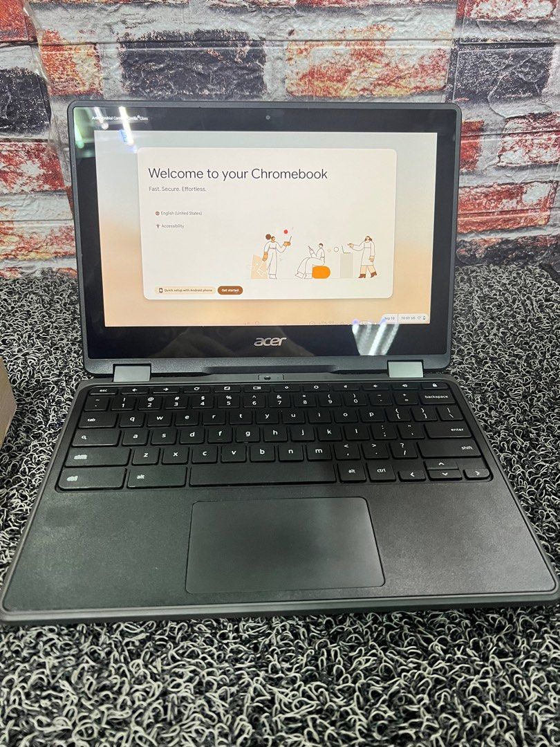 Acer Chromebook Complete Working No Issue (Category: Laptops & Notebooks) located in Pasay City. Submitted by meostore (Listing ID 1393332205, Image 2). Description: Acer Laptop with Adaptor and Charger No Issue with battery Has small bubbles (see picture) Check pictures for all details Pasay Loc 4499 nego for sure buyers .