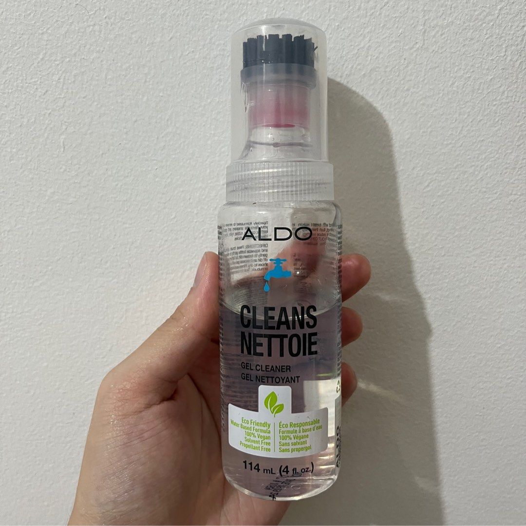 Aldo Shoe Cleaner (Category: Cleaning Tools & Supplies) located in San Juan City. Submitted by 1104basics (Listing ID 1393255920, Image 1). Description: 70% full Removes yellow stains in white shoes Effective .