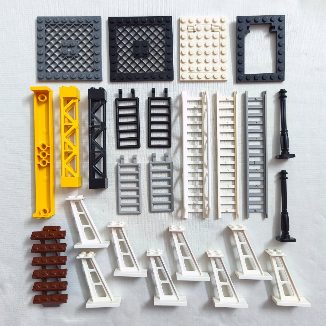 ALL For Only RM 18 !!! LEGO Parts: Platforms, Stairs, Ladders, Supports ...
