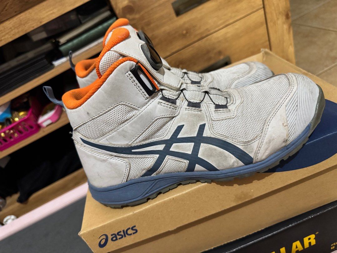 ASICS CP214 Winjob BOA Safety Shoes Original Non Tali, Fesyen Pria