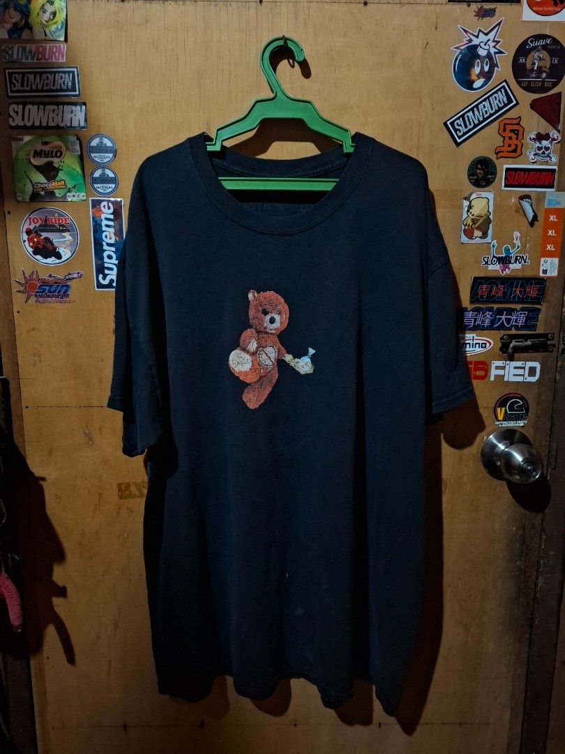 Astroworld Tour Travis Scott Bear Shirt (Category: Tshirts & Polo Shirts ) located in Victorias. Submitted by doc_keith (Listing ID 1393386350, Image 1). Description: Astroworld Tour Travis Scott Bear Shirt Size: Large - XL (23×29) Condition: 9/10 Color rate: 8.5/10 Issue: See last picture, Crack print 400 shipped (Fixed) Negros Occidental Carrier: Jnt .