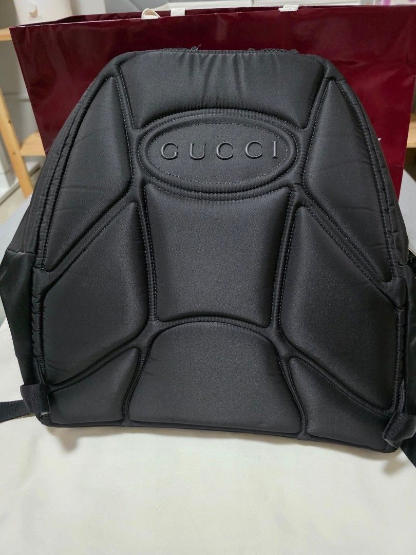 Authentic Gucci Medium Backpack (Category: Luxury Bags & Wallets) located in Manila. Submitted by mkalelx (Listing ID 1393387104, Image 3). Description: FOR SALE: Authentic Gucci Medium Backpack (800265 FADR6 1058) Purchased from Gucci Boutique – HK International Airport Bought: August 12, 2024 Original Price: HKD 22,000 (~PHP 160,000) Selling Price: PHP 120,000 (slightly negotiable for serious buyers) Condition: Like New/Rarely Used Complete wit