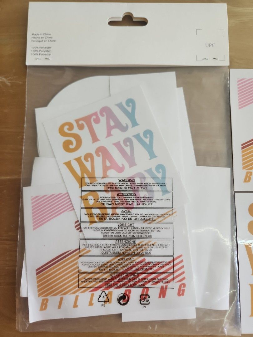 Billabong 貼纸 Sticker pack （分類：文具）位於 Hong Kong。 由 ksss_88 提交（商品編號 1393277423，圖片 2）。簡介： 。