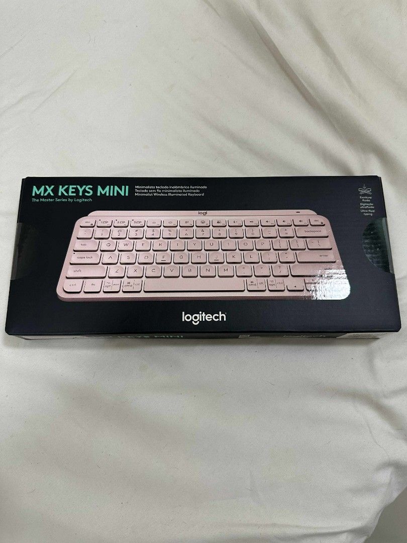 BRAND NEW LOGITECH KEYBOARD (Category: Computer Keyboard) located in Mandaluyong City. Submitted by sogeland48463 (Listing ID 1382190032, Image 1). Description: BRAND NEW MX KEYS MINI PINK 6745 srp, 5000.