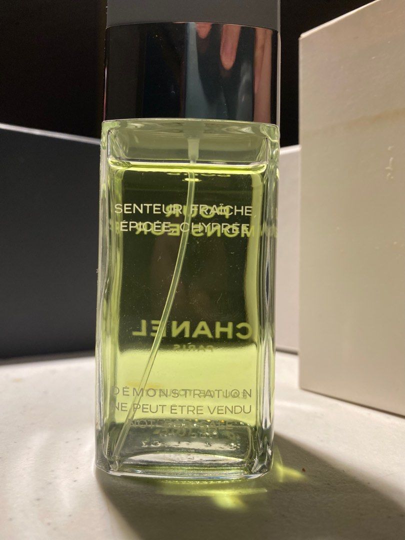 Chanel Pour Monsieur (Category: Fragrance & Deodorants) located in Plaridel. Submitted by marcgaba (Listing ID 1393362882, Image 2). Description: Authentic, like all my other perfume listings. Bottle only. Item is a tester. See pic for batch code. Shipping via J&T from Plaridel, Bulacan..