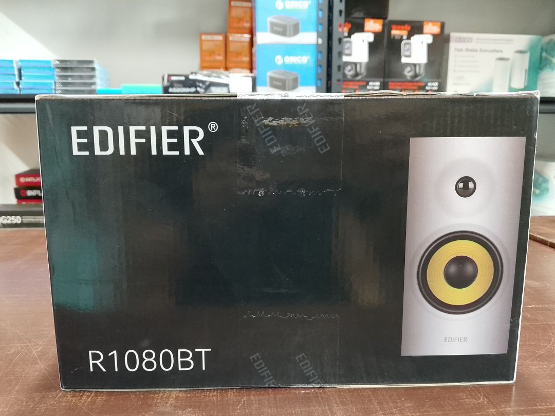 Edifier R1080BT Bluetooth Bookshelf Speaker White (Category: Soundbars, Speakers & Amplifiers) located in Pasig City. Submitted by technofuseofficial (Listing ID 1393346275, Image 3). Description: Edifier R1080BT Bluetooth Bookshelf Speaker White Brand New and Original Items Store Location: 4F Unit 402, 604 Shaw Boulevard, Barangay Kapitolyo, Pasig City Same Day Delivery: - Lalamove delivery within Metro Manila - For walk-ins: Always PM first for