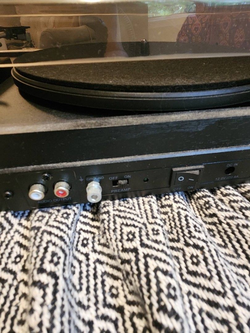 Electrohome 2-speed wireless vinyl record player (Category: Portable Music Players) located in Taguig. Submitted by ninasanti94507 (Listing ID 1393259473, Image 3). Description: Purchased in Canada. Used no more than 5x. Condition is like new but no box. Pick up or Lalamove only from ML Quezon Avenue, Taguig. Specs: Electrohome Montrose Wireless Vinyl Record Player 2-Speed Belt-Drive Turntable, with Audio-Technica Stylus, Bluetooth, Vinyl-to-MP3 