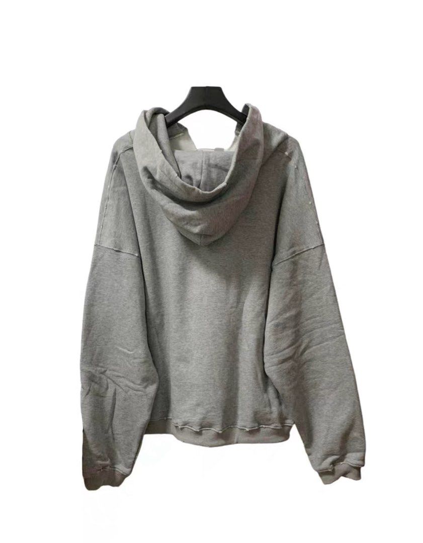 ERD Distressed Logo Hoodie (Category: Luxury Apparel) located in Manila. Submitted by closett_plug (Listing ID 1393351546, Image 2). Description: Rlly cool distressed designs esp the pins holdin the clothing together, jus hnu abt the size chart gng - Pre-order 7-10 Days ETA (consolidated box) - 50% deposit required - I get these from overseas, strictly no cancellation, return & refund - Refrain from chatting if you have doubts, let’s not waste ea