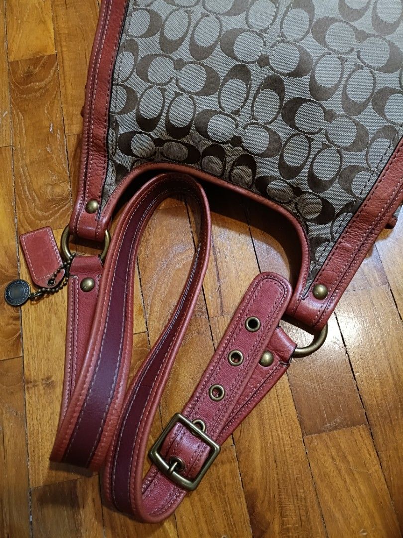 COACH Rare 2way Leather Bag Hobo y2k Coach Y2K Soho Black 