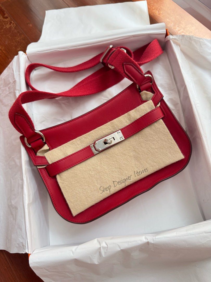Hermes Mini Jypsiere Rouge Piment PHW (Category: Luxury Bags & Wallets) located in Quezon City. Submitted by shopdesigneritems (Listing ID 1393309390, Image 1). Description: 100% Authentic Brand New, Kept Unused Stamp B Color: Rouge Piment Palladium Hardware Evercolor Material Comes with Hermes box, dustbag, care booklet, receipt For inquiries: +639053333168 Email: shopdesigneritems@yahoo.com IG: shopdesigneritems.