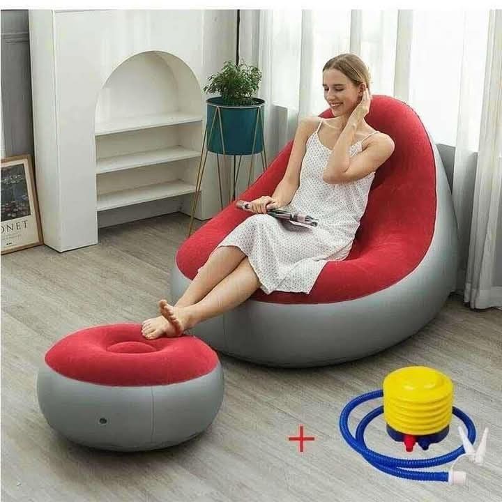 Inflatable sofa (Category: Sofas) located in Manila. Submitted by minidivisoria (Listing ID 1393266671, Image 3). Description: Inflatable sofa 650 only.