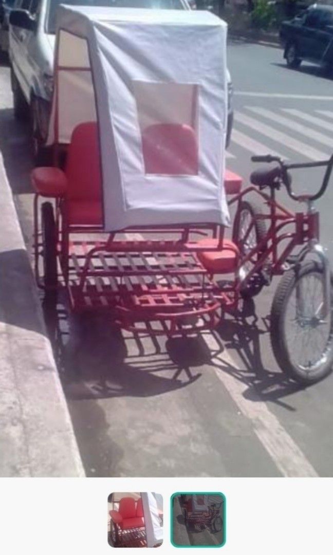 pedicab trike for sale (Category: Bicycles) located in Manila. Submitted by rionava (Listing ID 1393292573, Image 3). Description: For sale pedicab with bike and with body cover for sale brand new made to order for details and other inquiries just contact the seller serious and interested parties only will entertained..