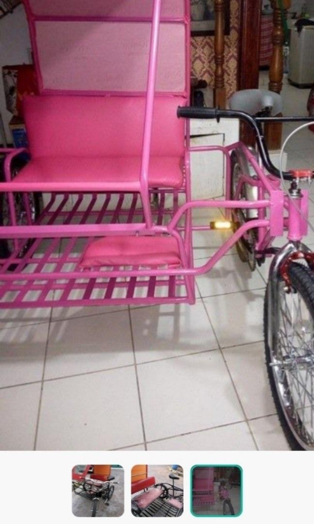 pedicab trike for sale (Category: Bicycles) located in Manila. Submitted by rionava (Listing ID 1393292573, Image 2). Description: For sale pedicab with bike and with body cover for sale brand new made to order for details and other inquiries just contact the seller serious and interested parties only will entertained..