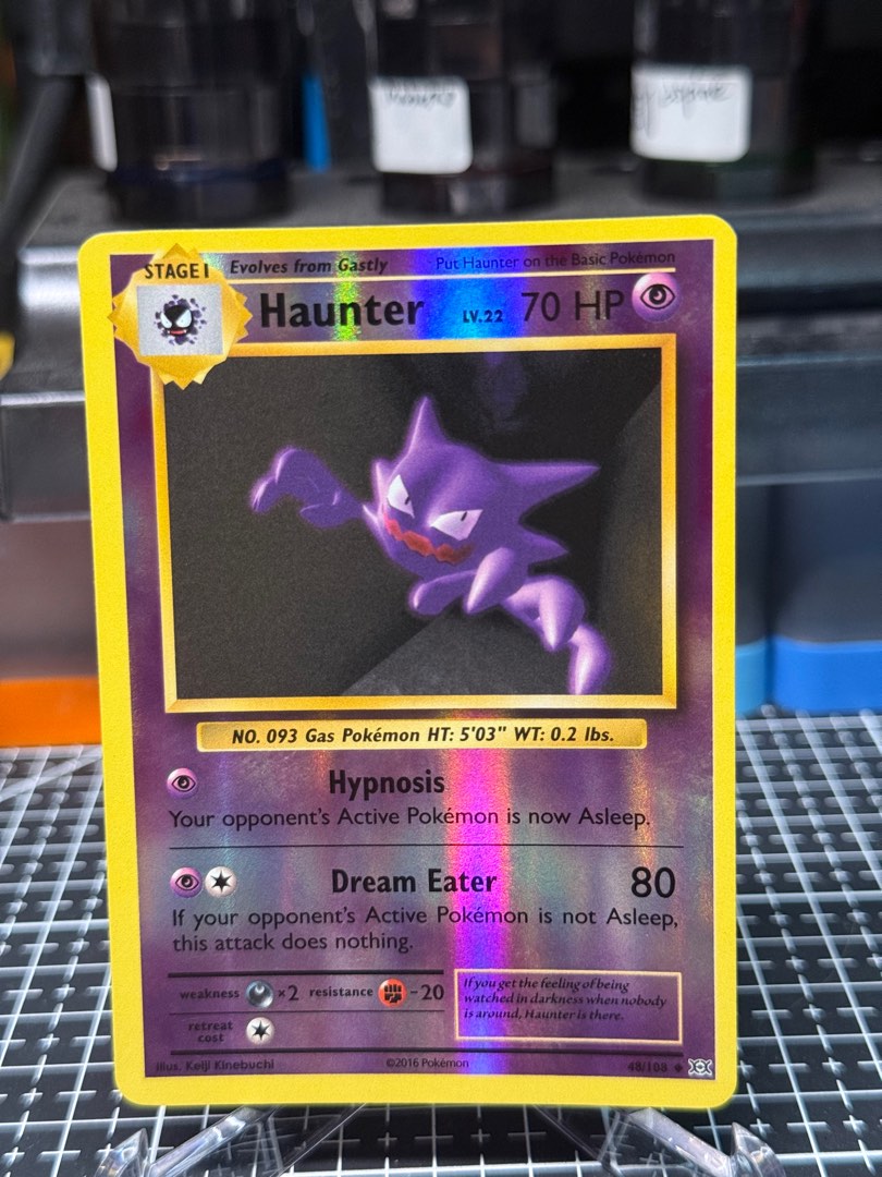Pokemon card haunter reverse holo evolutions, Hobbies & Toys, Toys