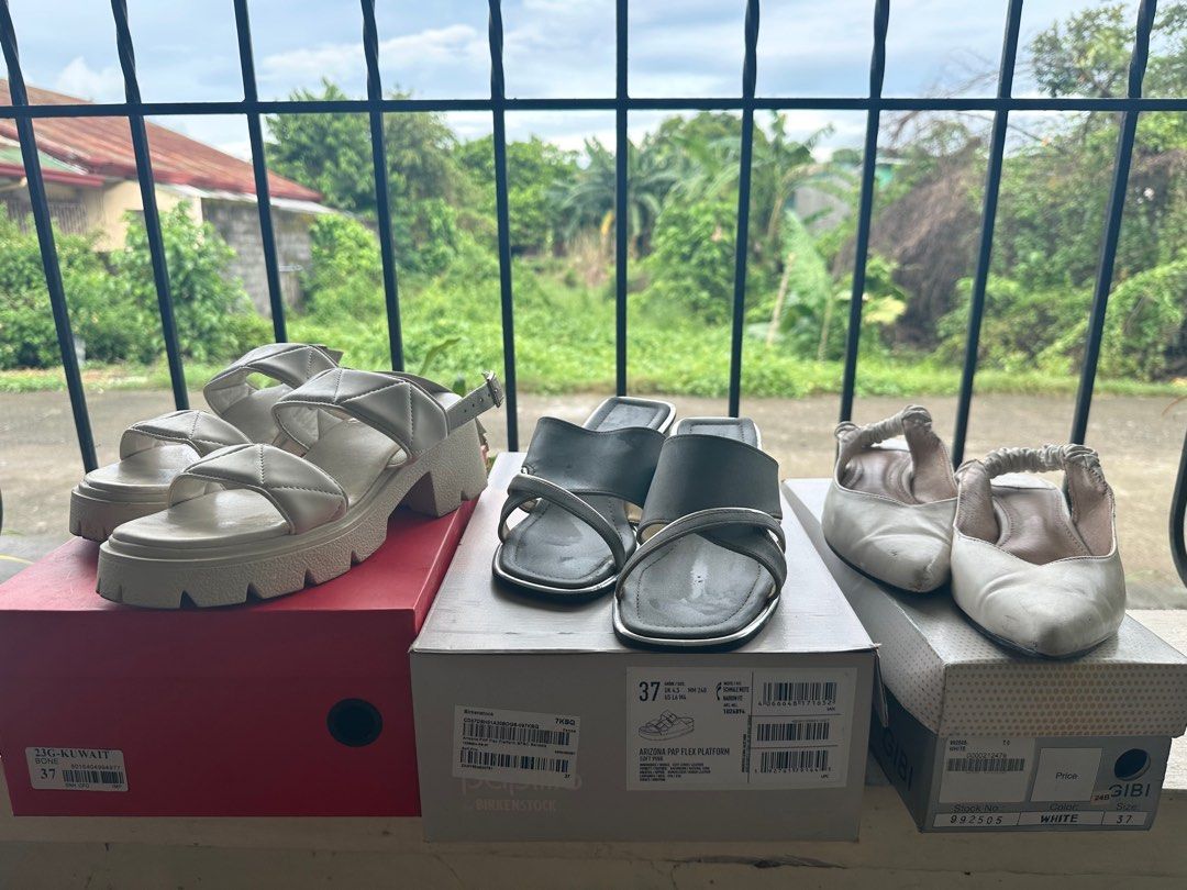 Sneakers Sandals Heels Slip-ons etc (Category: Sneakers) located in Quezon City. Submitted by synergy2021 (Listing ID 1393359035, Image 3). Description: Personal pre-loved shoes Size 6-6.5 ALL Original RFS: Got pregnant and oh well, my feet swell. Lol. Di na bumalik sa dating size. Everything is well taken care of. Used a few times only. Walang laspag. Some, especially the nikes, still have their original boxes. Prices posted individually. Shippi