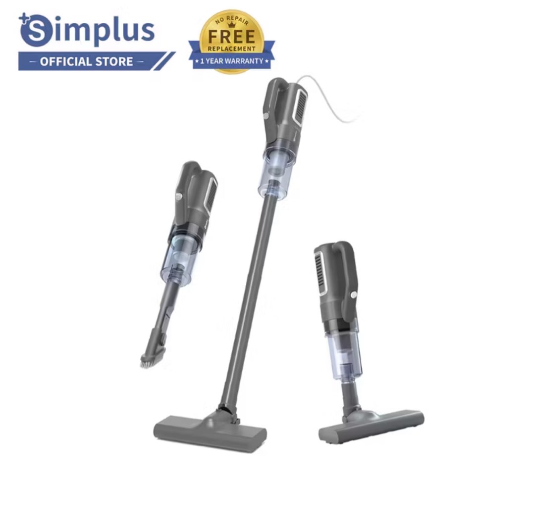 Simplus Corded Vacuum Cleaner 16000Pa Strong Suction 3 in 1 Portable ...