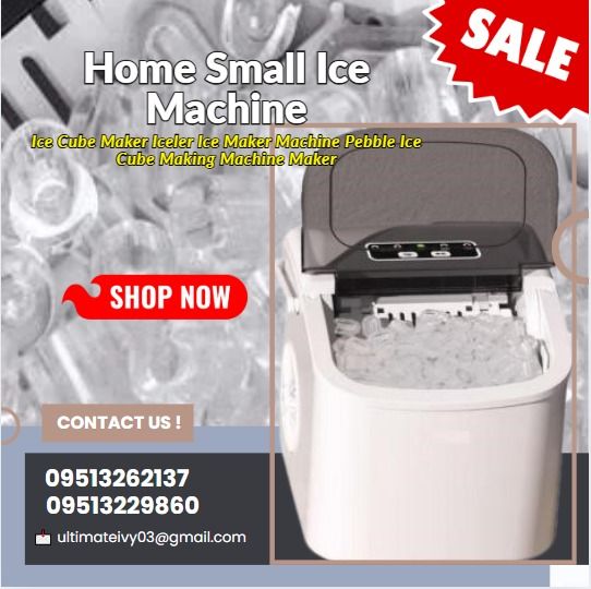 Small Ice Machine pre order Ice Cube Maker Iceler Ice Maker Machine Pebble Ice Cube Making Machine Maker (Category: Ice-cream Makers) located in Caloocan City. Submitted by kolletegar39429 (Listing ID 1393259493, Image 1). Description: Home Small Ice Machine pre order Ice Cube Maker Iceler Ice Maker Machine Pebble Ice Cube Making Machine Maker Specification: Model BMHB Rated output 15KG/24H Voltage 220V50HZ1P Power 90W Machine size 222*294*290mm 