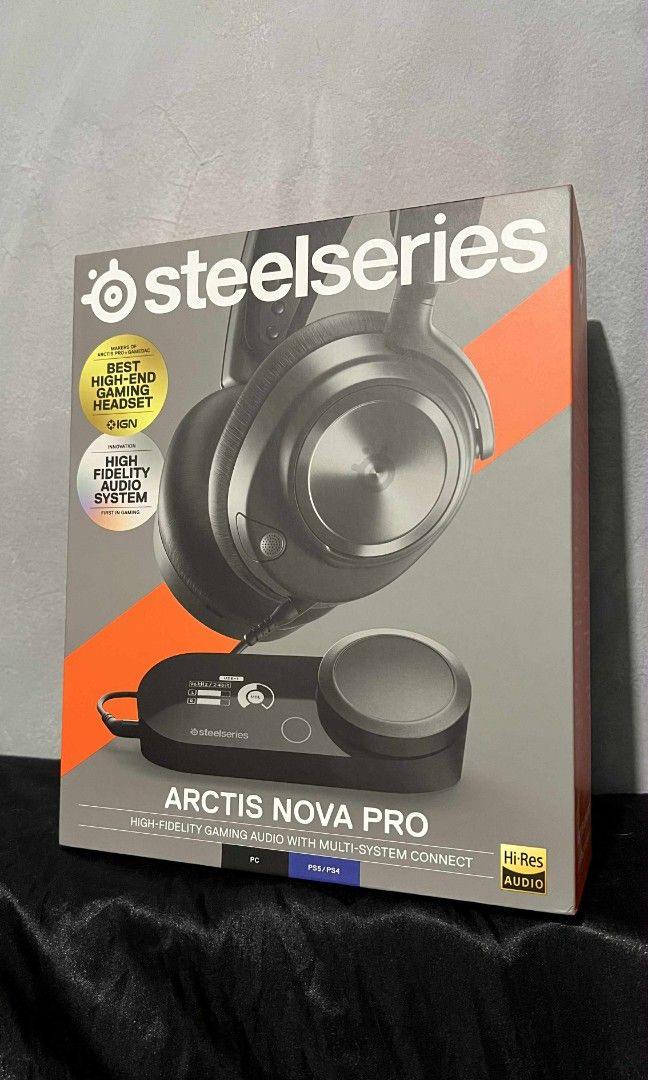 SteelSeries Arctis Nova Pro Gen2 with GameDAC Wired Gaming Headset (Category: Headphones & Headsets) located in Quezon City. Submitted by seeeen (Listing ID 1393311667, Image 3). Description: Complete with box and all included in the box - manual, cables, mic foam etc. Slightly negotiable with free upgraded earpads: misodiko cooling gel earpads. I still have the original but leather wore down, in case you still want it included No issues or histo