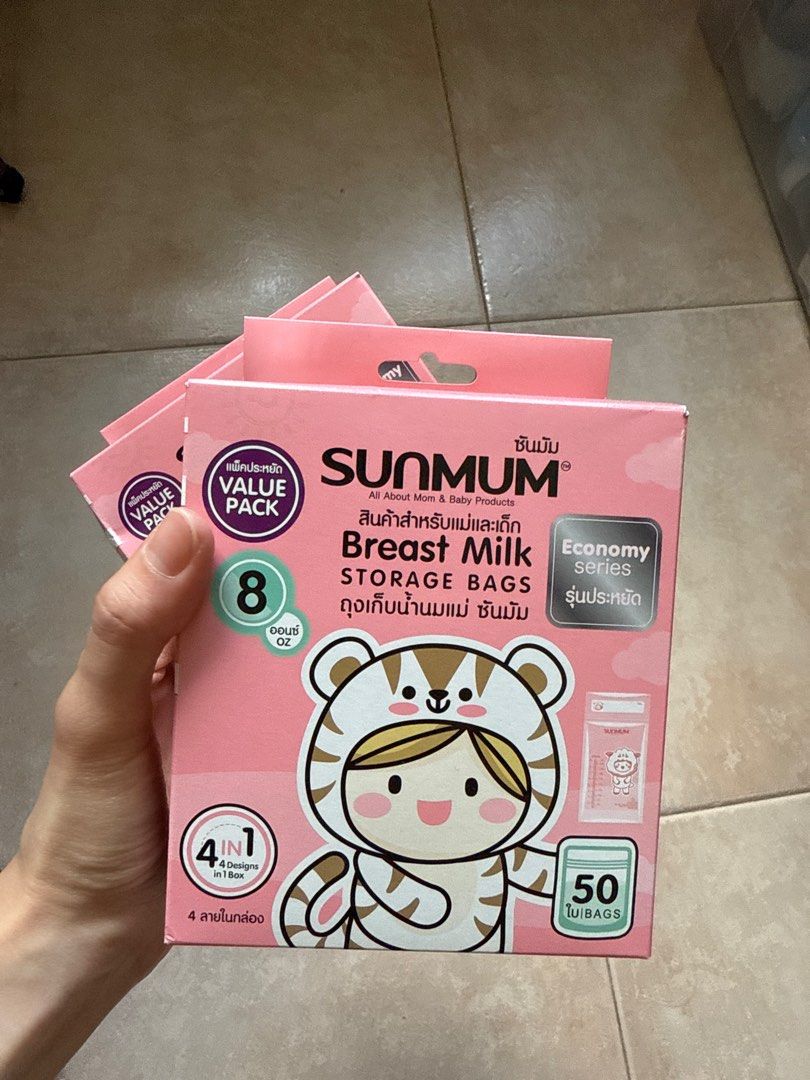 Sunmum Breast Milk Storage Bags oz 50 Bags, Babies Kids - Main Image