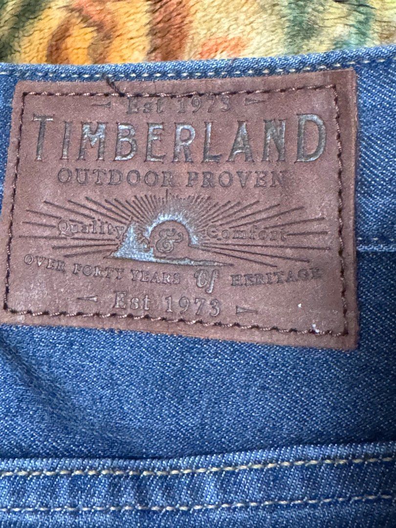 Timberland Pants (Category: Luxury Apparel) located in Manila. Submitted by luvbags40524 (Listing ID 1393414490, Image 2). Description: Good condition Size:w-32 L- 32 Dm for interested .