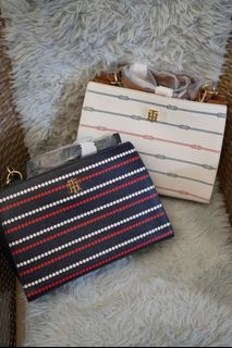 全新Tommy Hilfiger 航海條紋/點點手袋｜外國直送罕有色｜可手提/斜揹64214784016898110