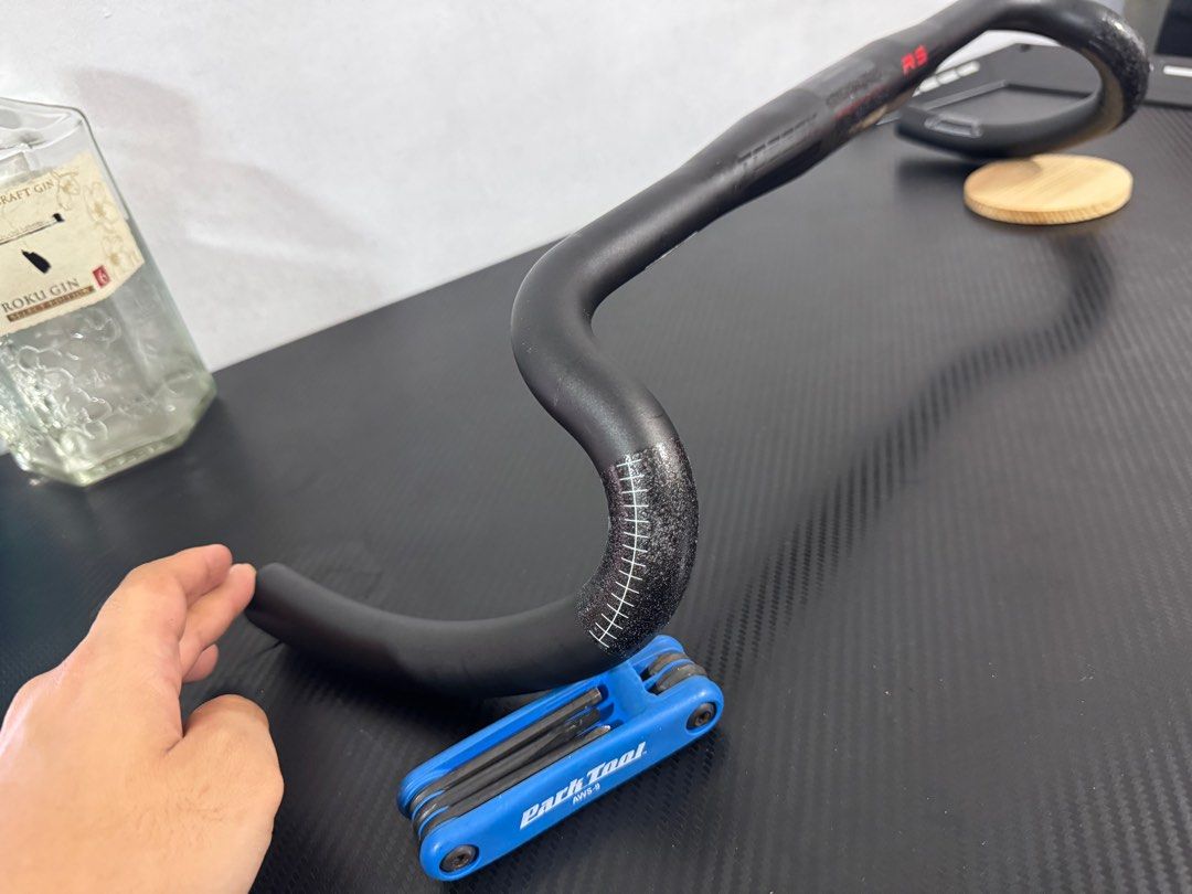 Toseek Carbon Gravel RS WRC Dropbar - 40cm, Sports Equipment, Bicycles ...