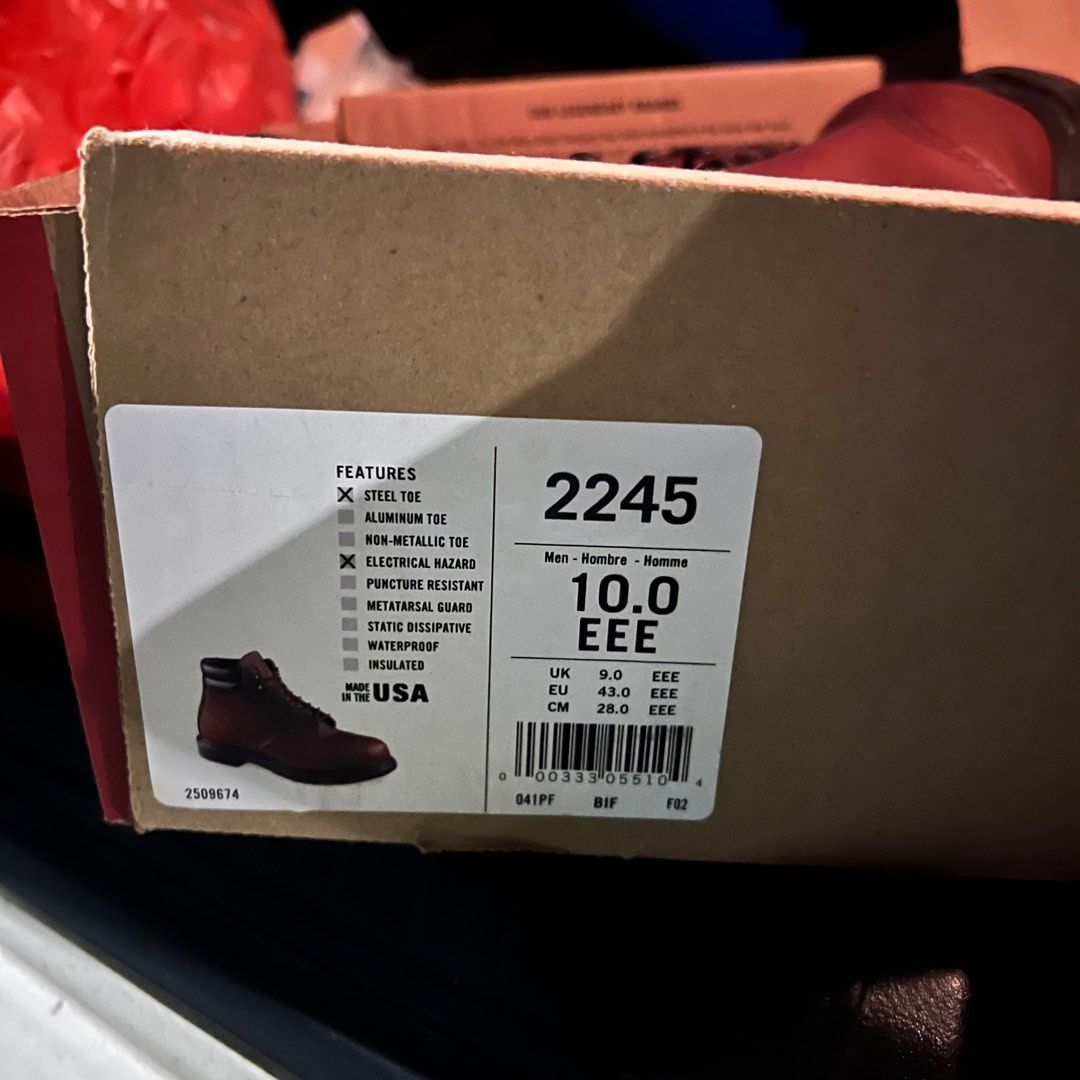 [used Once] Redwings - 2245 UK - original made in USA, Men's Fashion ...