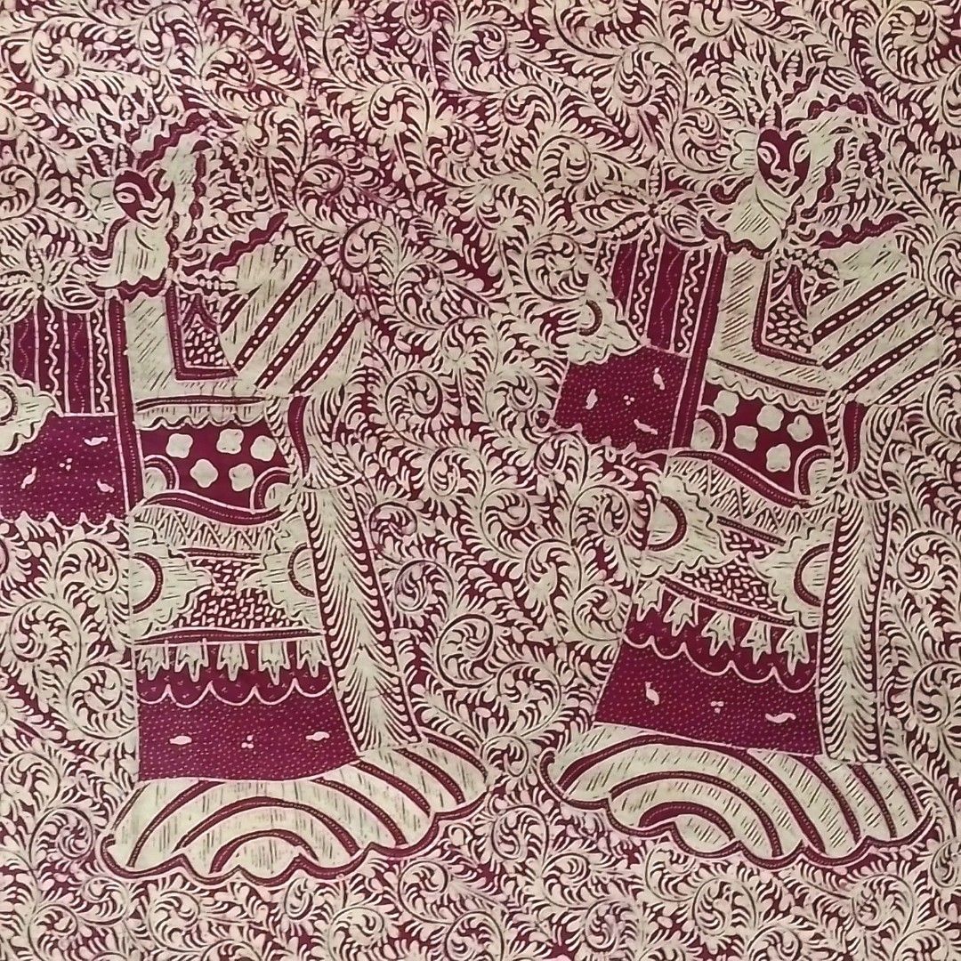 Vintage Batik Kompeni Tulis. Surakarta, Jawa Tengah., Antik, Pajangan ...