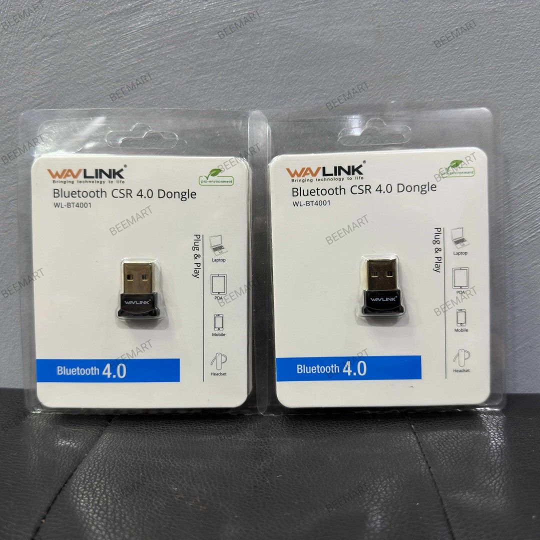 WAVLINK Bluetooth 4.0 USB Adapter Dongle CSR8510 Dual Mode Bluetooth Software 3Mbps Remote Transmission (Category: Networking) located in Cabuyao City. Submitted by beemartshop (Listing ID 1330777607, Image 1). Description: ORIGINAL • BRANDNEW • AUTHENTIC PRICE: ₱99.00 LOCATION: 📍 BEEMART PH PULO CABUYAO LAGUNA ℹ️This is the second Marketplace Page of BEEMART ___________________________________________ ITEM DESCRIPTION: WAVLINK Bluetooth 4.0 USB