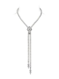 Chrome Hearts  珍珠十字架項鍊64201446503810110