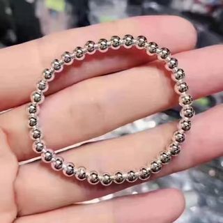 銀色圓珠手鍊 足銀990 小童寶寶手鏈 5克重64228237564035110