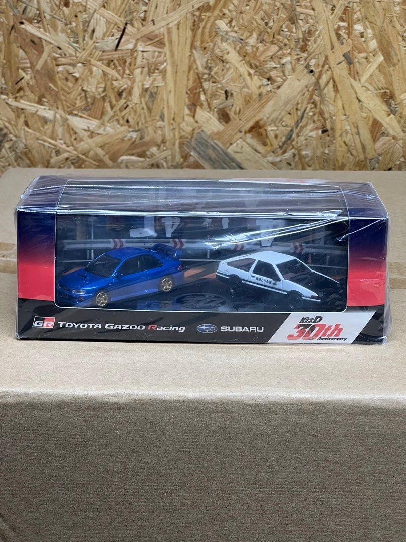 頭文字D 30週年紀念限定1/64 AE86 & GC8, 興趣及遊戲, 玩具