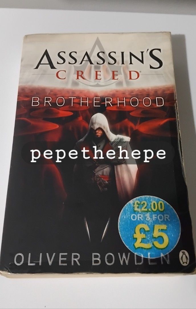 Book: Assassins Creed (Category: Storybooks) located in Mandaluyong City. Submitted by pepethehepe (Listing ID 1393442348, Image 3). Description: Used. No loose pages. No warranty. 250 each. BUNDLE: 1000 only +shipping fee Meet up or delivery. LBC/Lalamove.