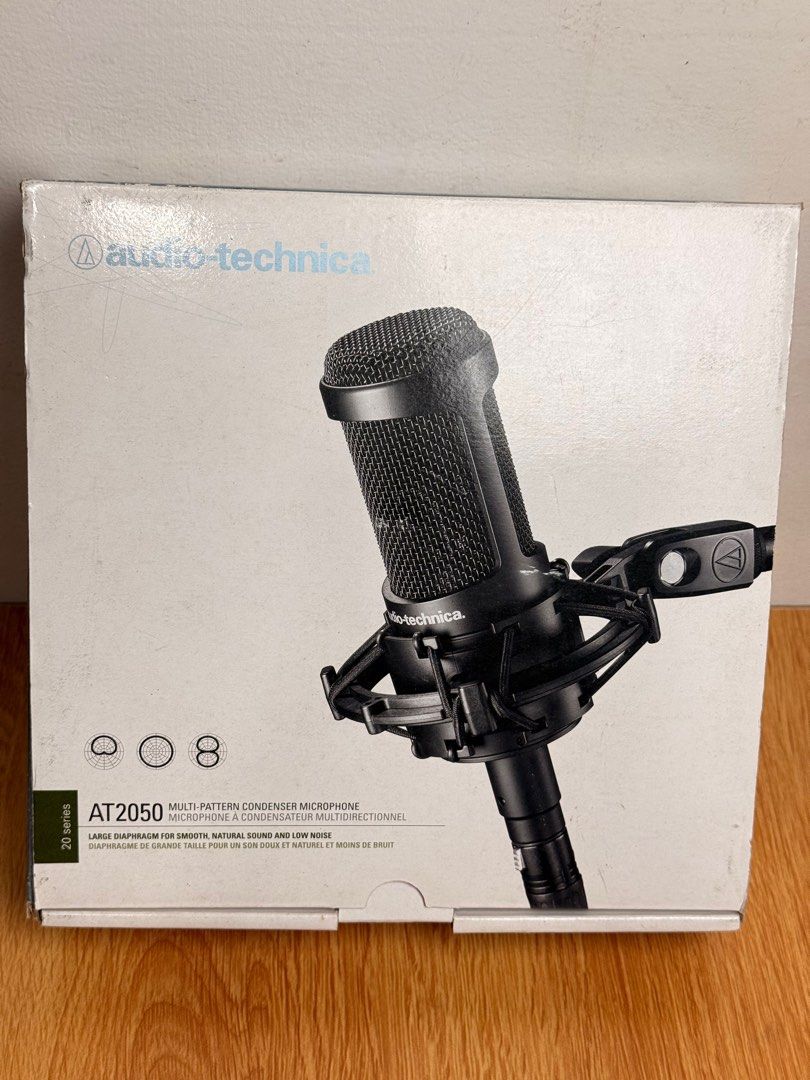 Audio Technica AT2050 (Category: Microphones) located in Agoncillo. Submitted by dappydappy (Listing ID 1393533368, Image 2). Description: In excellent condition Meron cyang minor rust sa top grill, pwede naman palinisan.